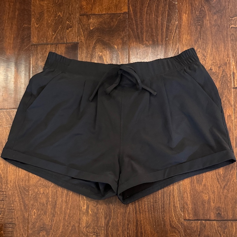 Everyday Black Women's Athletic Drawstring Shorts